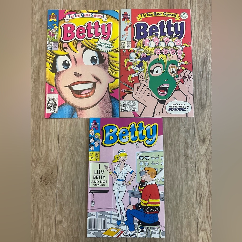 Archie Comics Betty Comic Books